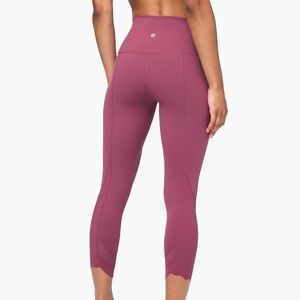 Lululemon Wunder Under HR Crop 23” Scalloped